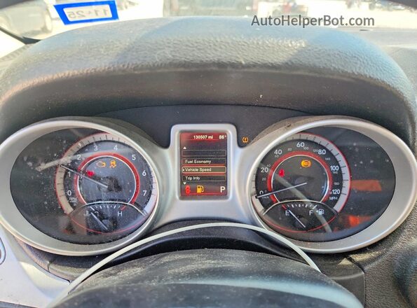 3C4PDCBG5GT122977 2016 DODGE JOURNEY White Widok zestawu wskaźników
