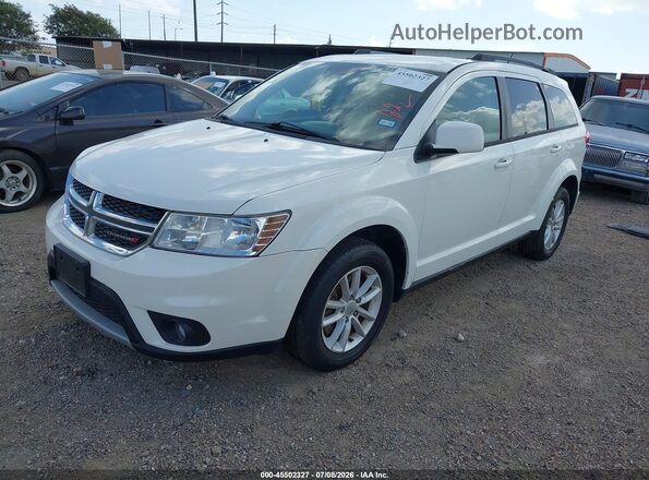 3C4PDCBG5HT572047 2017 DODGE JOURNEY White Առջևի ձախ երեք քառորդ տեսարան