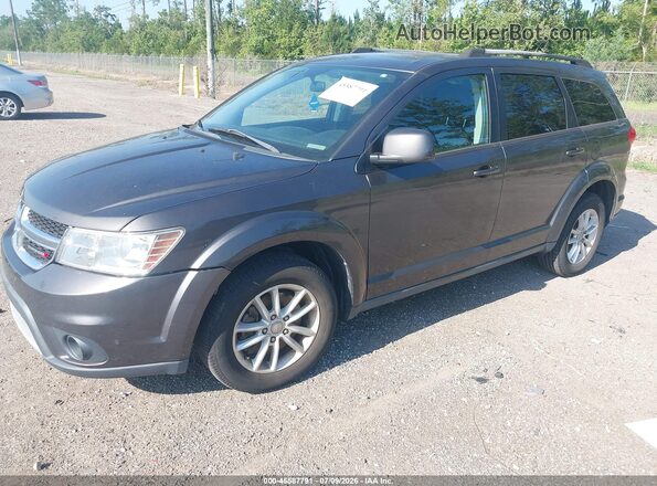 3C4PDCBG5HT695539 2017 DODGE JOURNEY Gray Առջևի ձախ երեք քառորդ տեսարան