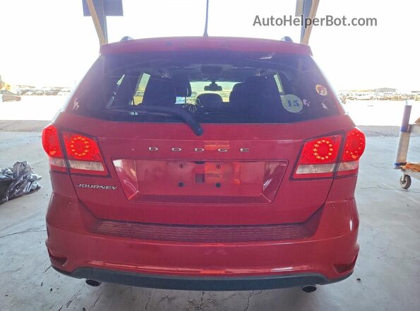 3C4PDCBG5KT798919 2019 DODGE JOURNEY Red Vista trasera