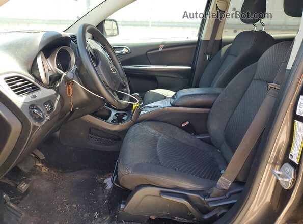 3C4PDCBG6GT156250 2016 DODGE JOURNEY Серый Вид салона спереди
