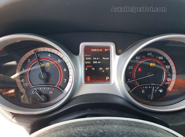 3C4PDCBG6HT516019 2017 DODGE JOURNEY Серый Вид щитка приборов