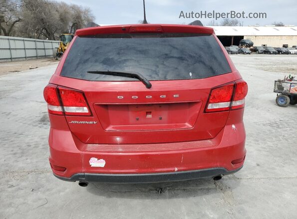 3C4PDCBG6KT778694 2019 DODGE JOURNEY Red უკანა ხედი