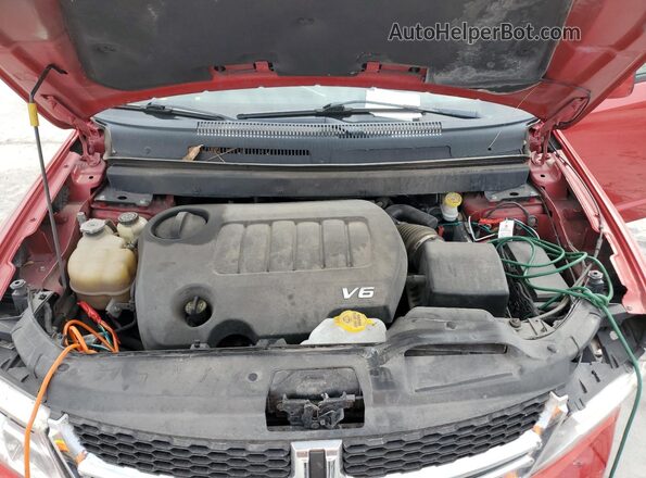 3C4PDCBG6KT778694 2019 DODGE JOURNEY Red უკანა სალონის ხედი