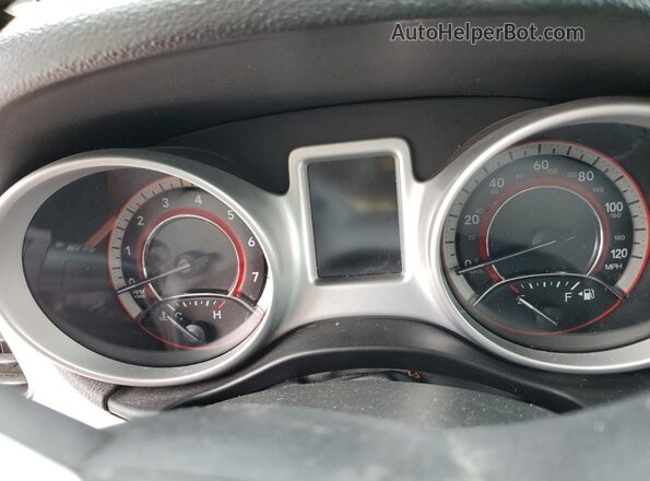 3C4PDCBG6KT778694 2019 DODGE JOURNEY Red ხელსაწყოთა პანელის ხედი