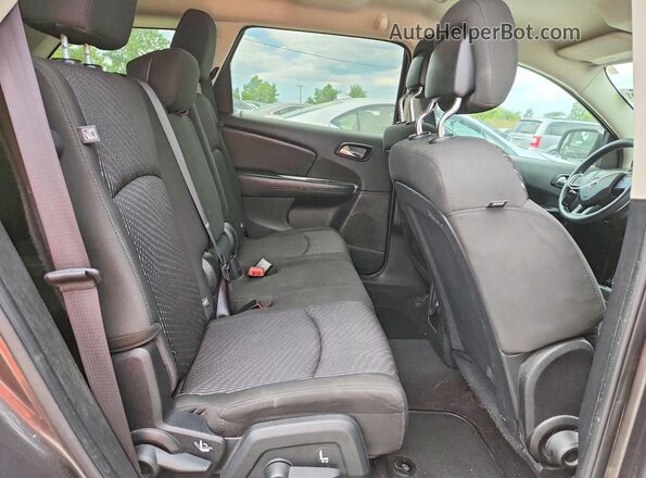 3C4PDCBG7GT130966 2016 DODGE JOURNEY Gray Вид задньої частини салону