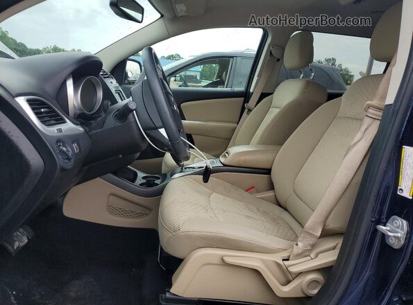 3C4PDCBG7HT582286 2017 DODGE JOURNEY Синий Вид салона спереди