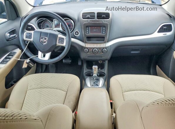 3C4PDCBG7HT582286 2017 DODGE JOURNEY Синий Вид панели приборов