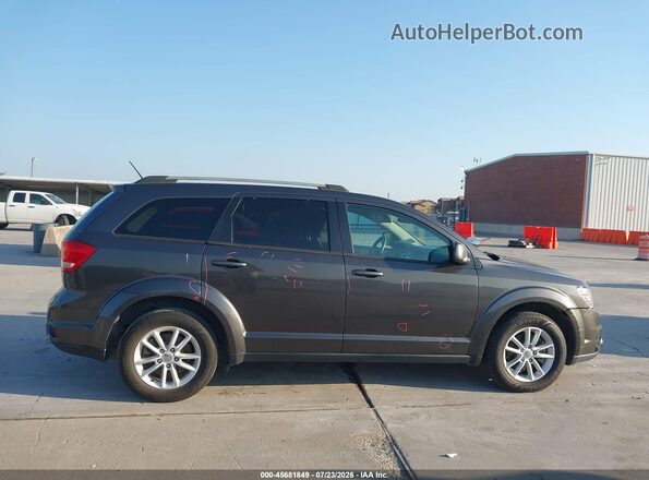 3C4PDCBG7HT589142 2017 DODGE JOURNEY Gray Вид задньої частини салону