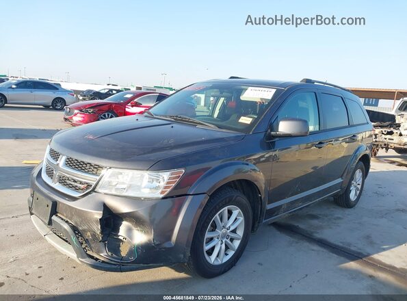3C4PDCBG7HT589142 2017 DODGE JOURNEY Gray Передня ліва чверть