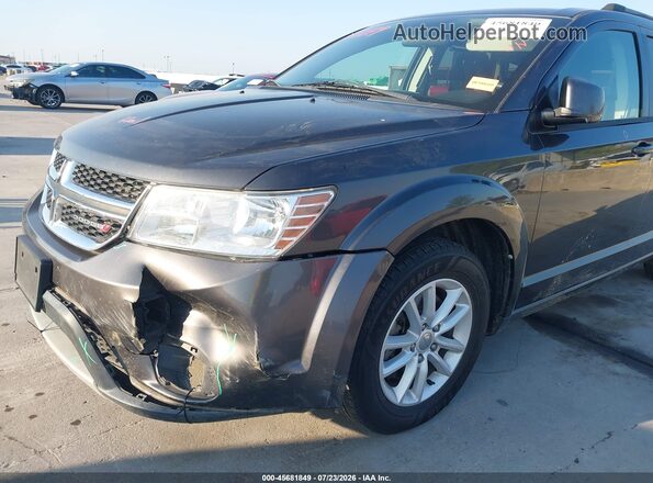 3C4PDCBG7HT589142 2017 DODGE JOURNEY Gray Вид спереду