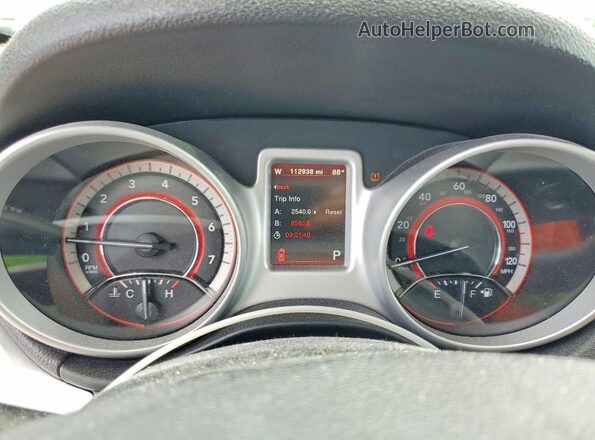 3C4PDCBG7HT704922 2017 DODGE JOURNEY Зеленый Вид щитка приборов