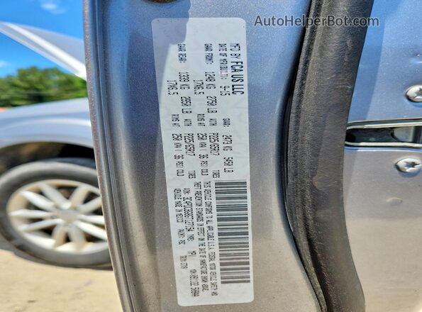 3C4PDCBG8GT127154 2016 DODGE JOURNEY Silver Widok naklejki z numerem VIN