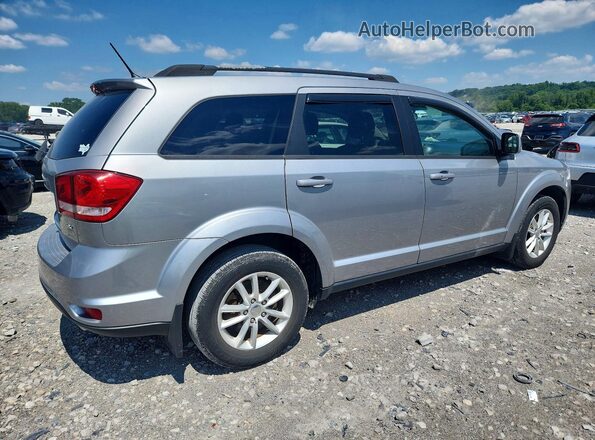 3C4PDCBG8HT534411 2017 DODGE JOURNEY Silver Trasero derecho
