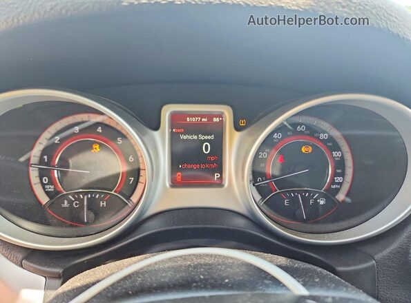 3C4PDCBG8HT534411 2017 DODGE JOURNEY Silver Vista del cuadro de instrumentos
