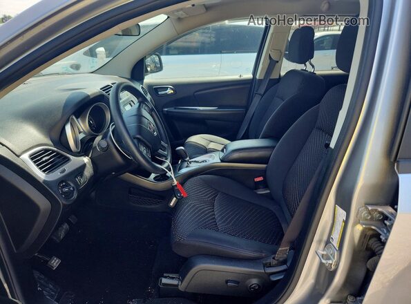 3C4PDCBG8HT534411 2017 DODGE JOURNEY Silver Vista interior delantera