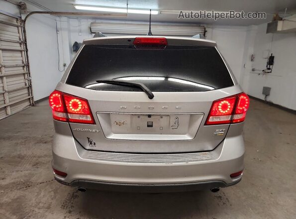 3C4PDCBG8HT589103 2017 DODGE JOURNEY Silver უკანა ხედი
