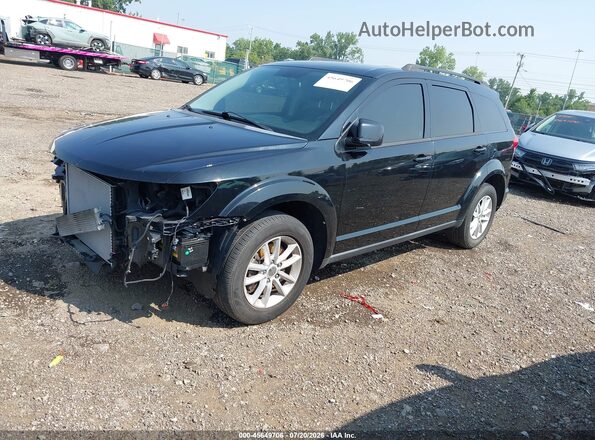 3C4PDCBG9GT198623 2016 DODGE JOURNEY Black Առջևի ձախ երեք քառորդ տեսարան
