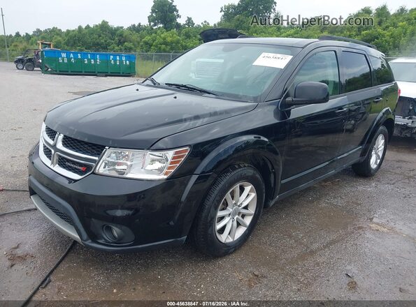 3C4PDCBG9GT202587 2016 DODGE JOURNEY Black Առջևի ձախ երեք քառորդ տեսարան
