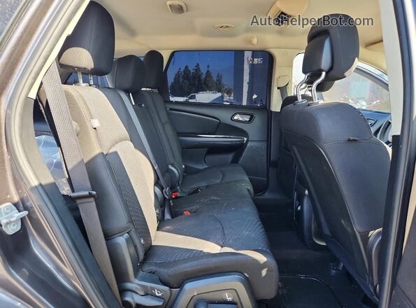 3C4PDCBG9GT231829 2016 DODGE JOURNEY Gray Vista de los asientos traseros