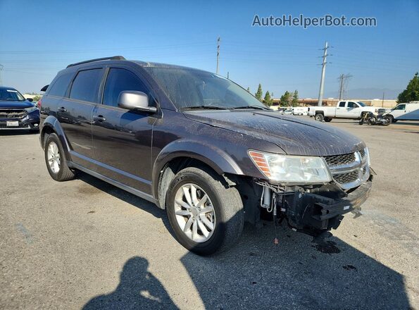 3C4PDCBG9GT231829 2016 DODGE JOURNEY Gray Delantero derecho