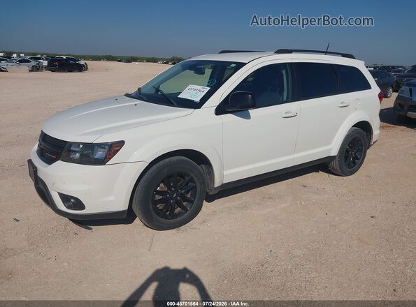 3C4PDCBG9KT868678 2019 DODGE JOURNEY White Vista tres cuartos delantera izquierda