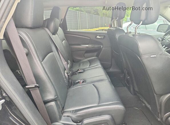 3C4PDCBGXGT231760 2016 DODGE JOURNEY Black Widok wnętrza z tyłu