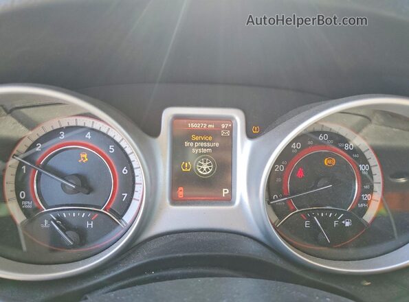 3C4PDCBGXHT533583 2017 DODGE JOURNEY Silver Սարքավորումների վահանակի տեսք