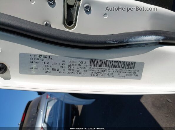3C4PDCBGXJT141435 2018 DODGE JOURNEY White Շարժիչի բաժամունքի տեսք