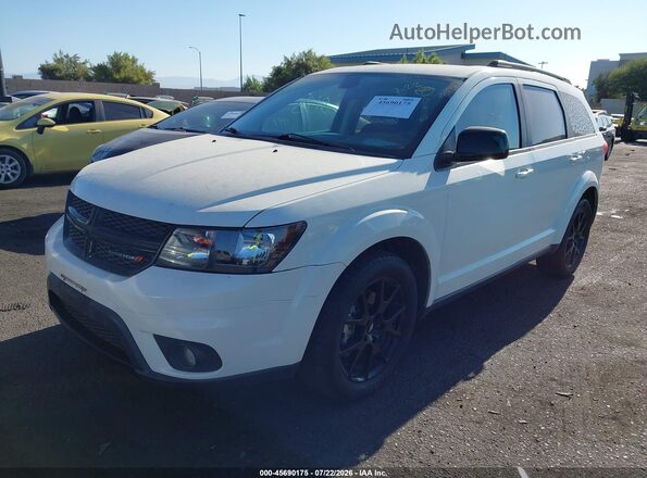 3C4PDCBGXJT141435 2018 DODGE JOURNEY White Առջևի ձախ երեք քառորդ տեսարան