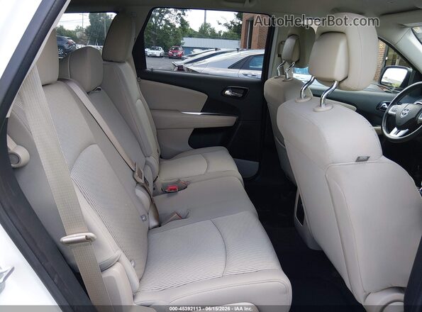 3C4PDCBGXJT357267 2018 DODGE JOURNEY White VIN კოდის სტიკერის ხედი