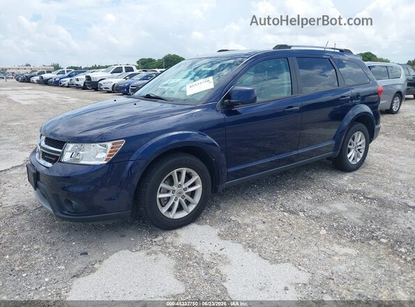 3C4PDCBGXJT463105 2018 DODGE JOURNEY Dark Blue Передняя левая четверть
