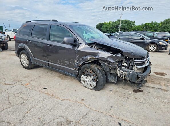 3C4PDCBGXJT526249 2018 DODGE JOURNEY Серый Передняя правая четверть