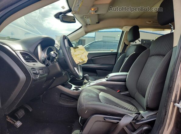 3C4PDCBGXJT526249 2018 DODGE JOURNEY Серый Вид салона спереди