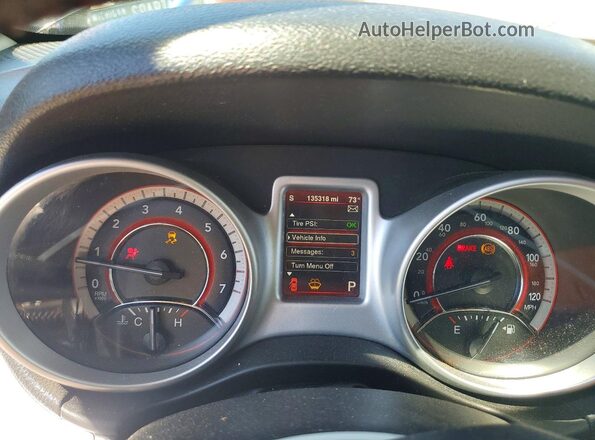 3C4PDCEG2GT121054 2016 DODGE JOURNEY Black Instrument cluster view