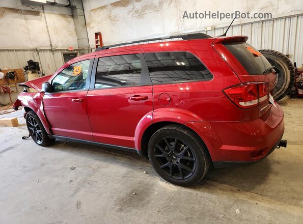 3C4PDCEG3JT184459 2018 DODGE JOURNEY Red Հետևի ձախ