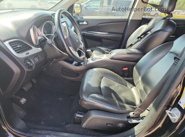 3C4PDCEG3JT380790 2018 DODGE JOURNEY Black Вид салону спереду
