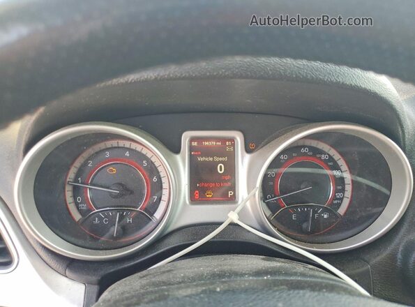 3C4PDCEG5GT220192 2016 DODGE JOURNEY Gray Widok zestawu wskaźników