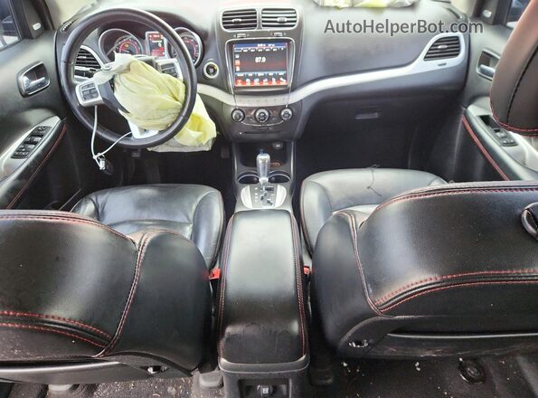 3C4PDCEG5JT473522 2018 DODGE JOURNEY Black Widok deski rozdzielczej