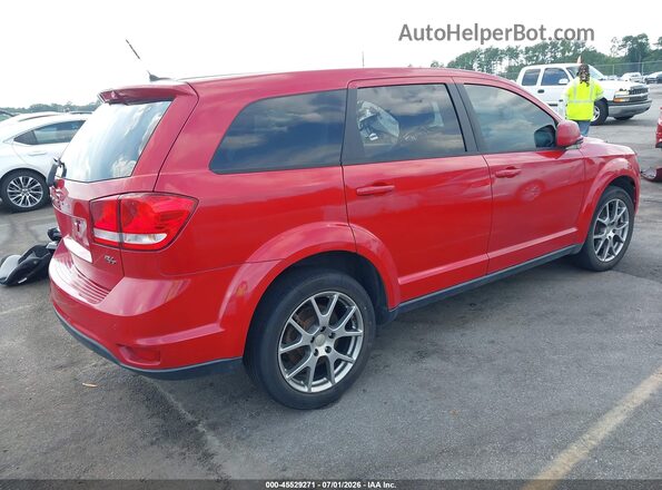 3C4PDCEG6GT250513 2016 DODGE JOURNEY Красный Задняя правая четверть