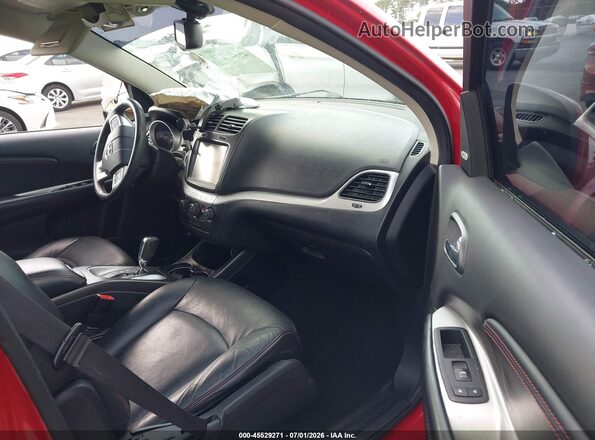 3C4PDCEG6GT250513 2016 DODGE JOURNEY Красный Вид салона спереди