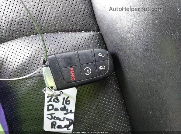 3C4PDCEG6GT250513 2016 DODGE JOURNEY Красный Вид панели приборов
