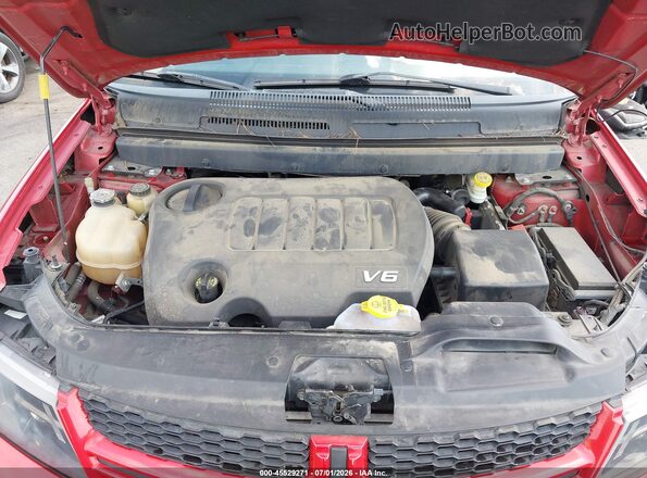 3C4PDCEG6GT250513 2016 DODGE JOURNEY Красный Вид сзади