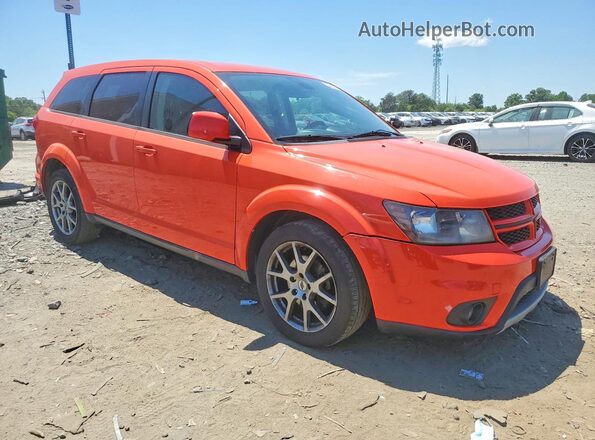3C4PDCEG6JT379780 2018 DODGE JOURNEY Orange Передня права чверть