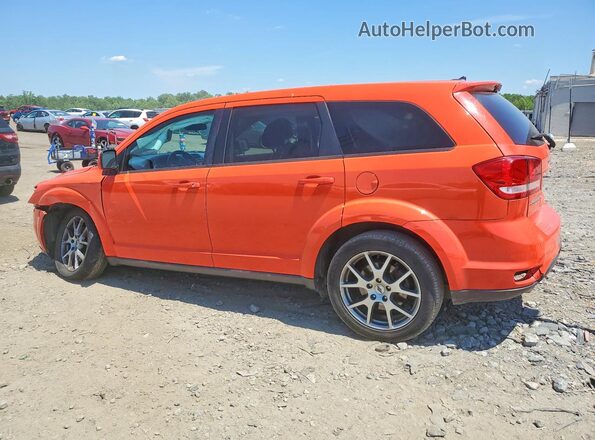 3C4PDCEG6JT379780 2018 DODGE JOURNEY Orange Задня ліва чверть