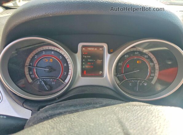 3C4PDCEG7JT344522 2018 DODGE JOURNEY White Вид щитка приладів