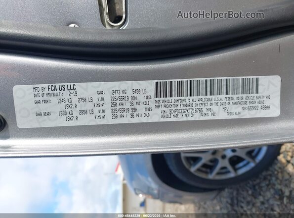 3C4PDCEG7KT716765 2019 DODGE JOURNEY Gray Vista del compartimento del motor