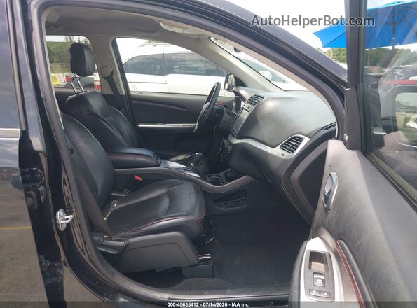 3C4PDCEG8JT370336 2018 DODGE JOURNEY Black Вид салону спереду