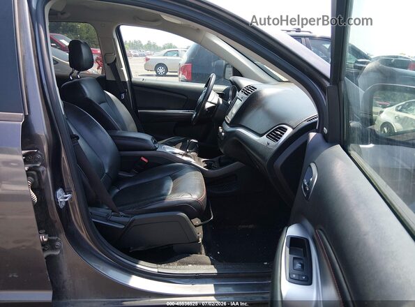 3C4PDCEGXJT473306 2018 DODGE JOURNEY Gray Вид салону спереду