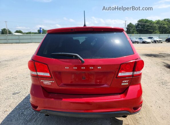 3C4PDCEGXKT717361 2019 DODGE JOURNEY Красный Вид сзади
